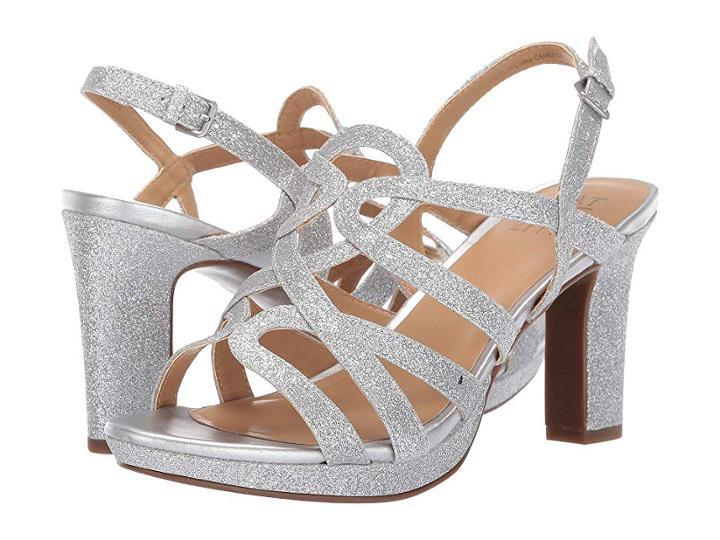 Naturalizer Cameron (silver) Women's Dress Sandals