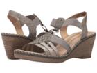 Rieker D6768 Ursela 68 (fango/silver/staub/antique) Women's  Shoes