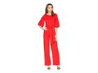 Alexia Admor 3/4 Sleeve Boat Neck Jumpsuit (red) Women's Jumpsuit & Rompers One Piece