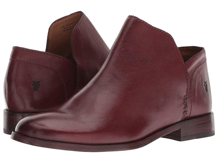 Frye Elyssa Shootie (red Clay Waxed Goat) Women's Pull-on Boots
