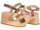 Swedish Hasbeens Gittan (gold) Women's Sandals