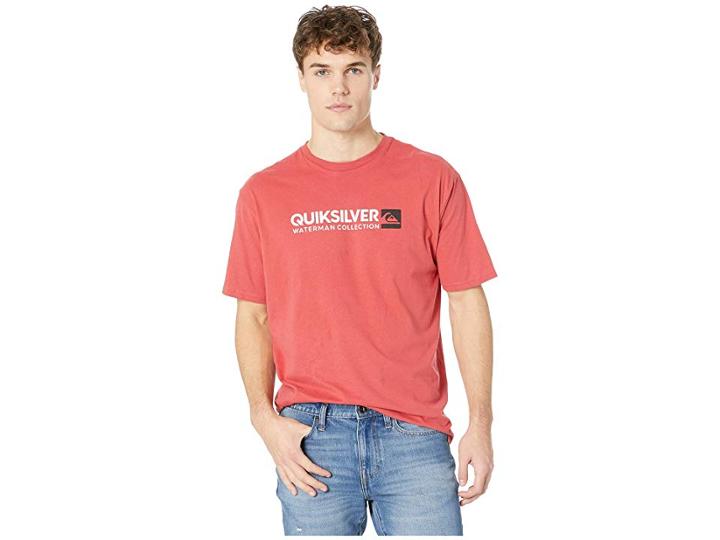 Quiksilver Waterman Onstand Short Sleeve Tee (cardinal) Men's T Shirt