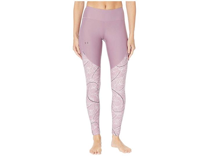 Under Armour Ua Vanish Printed Leggings (purple Prime/jet Gray/tonal) Women's Casual Pants