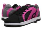 Heelys Repel (little Kid/big Kid/adult) (black/charcoal/hot Pink) Girls Shoes