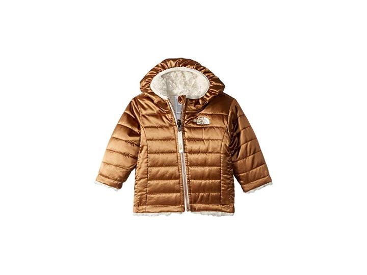 The North Face Kids Reversible Mossbud Swirl Hoodie (infant) (metallic Copper) Girl's Sweatshirt