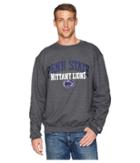 Champion College Penn State Nittany Lions Eco(r) Powerblend(r) Crew (granite Heather) Men's Short Sleeve Pullover