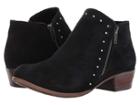 Minnetonka Brie Boot (black Suede) Women's Zip Boots