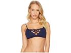 L*space Jaime Top (midnight Blue) Women's Swimwear