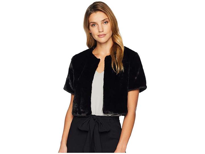 Echo Design Faux Fur Bolero (echo Black) Women's Jacket