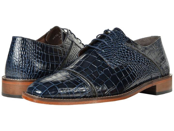 Stacy Adams Raimondo (dark Blue/black) Men's Shoes