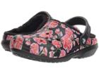 Crocs Classic Lined Graphic Ii Clog (red/black) Women's Clog Shoes