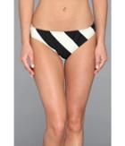 Dkny Chic Stripe Classic Bottom (black) Women's Swimwear