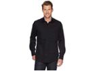 Robert Graham Henderson Long Sleeve Woven Shirt (black) Men's Clothing