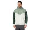 Nike Nsw Windrunner Hoodie Jacket (light Bone/vintage Lichen/outdoor Green) Men's Coat