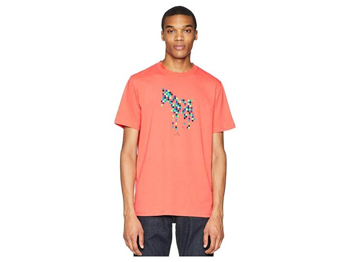 Paul Smith Zebra Regular Fit T-shirt (red) Men's T Shirt