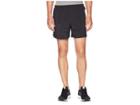 New Balance Printed Impact Shorts 5 (black Multi) Men's Shorts