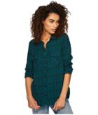 Volcom Street Dreaming Long Sleeve (midnight Green) Women's Clothing