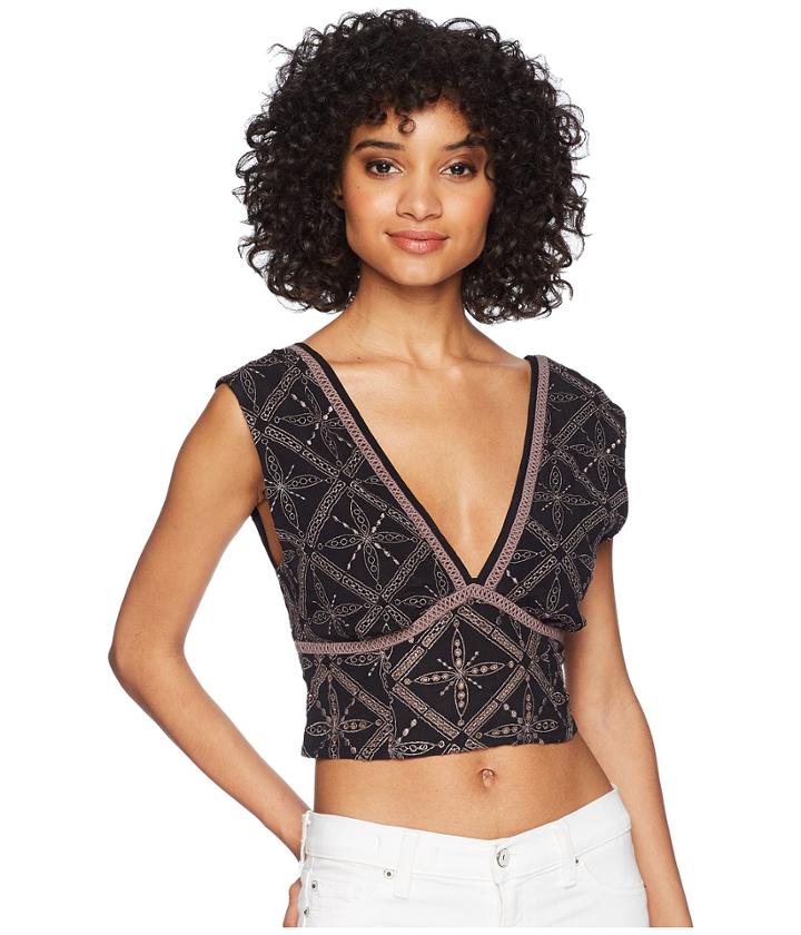Free People Tell Me About It Brami (black) Women's Clothing