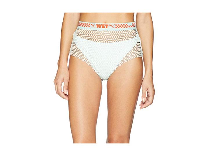 Puma Puma X Fenty By Rihanna Mesh Bikini Bottom (bay) Women's Swimwear