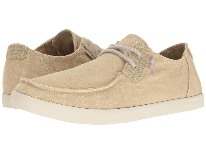 Sanuk Nu-nami (washed Natural) Men's Lace Up Casual Shoes