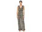 M Missoni Lurex Wave Ripple Knit Jumpsuit (black) Women's Jumpsuit & Rompers One Piece
