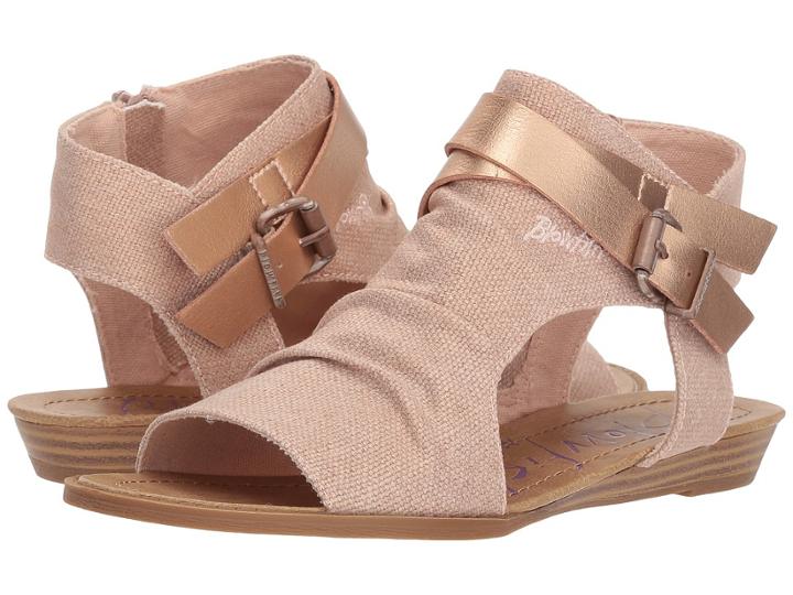 Blowfish Balla (rose Gold Rancher/rose Gold Pisa Pu) Women's Shoes