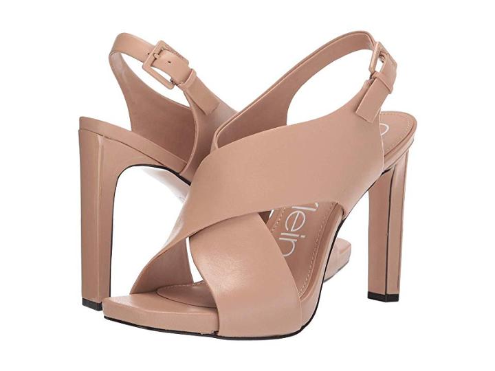 Calvin Klein Myra (desert Sand Cow Silk) Women's Sandals