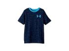 Under Armour Kids Cotton Knit Short Sleeve (big Kids) (academy/canoe Blue/canoe Blue) Boy's T Shirt