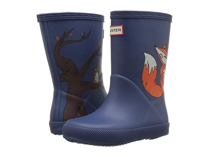 Hunter Kids First Classic Woodland Print (toddler/little Kid) (woodland Scene) Kids Shoes