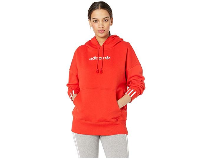 Adidas Originals Coeeze Hoodie (active Red) Women's Sweatshirt