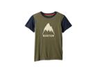 Burton Kids Classic Mountain S/s Tee (big Kids) (dusty Olive) Boy's T Shirt