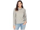 Lilla P Zip Side Pullover (ash) Women's Clothing