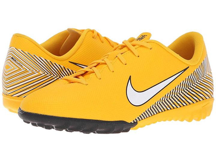Nike Kids Neymar Jr. Vaporx 12 Academy Tf Soccer (little Kid/big Kid) (amarillo/white/black) Kids Shoes
