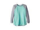 Columbia Kids Trulli Trailstm Waffle Tunic (little Kids/big Kids) (pixie/astral) Girl's Long Sleeve Pullover