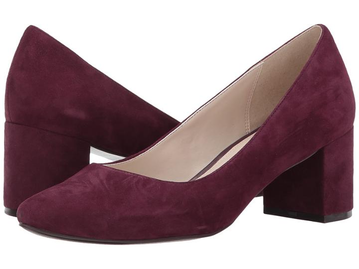 Cole Haan Justine Pump 55mm (fig Suede) Women's Shoes