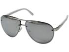 Guess Gf0165 (shiny Dark Nickeltin/smoke Mirror) Fashion Sunglasses