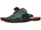 Franco Sarto Venna By Sarto (green Brocade) Women's Clog/mule Shoes