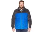 Columbia Big Tall Steens Mountaintm Full Zip 2.0 Jacket (azul/charcoal Heather) Men's Coat