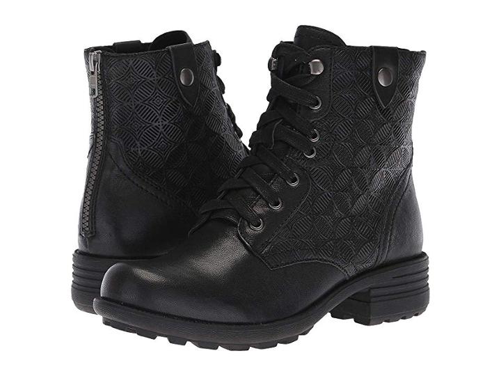 Rockport Cobb Hill Collection Cobb Hill Brunswick Lace Boot (black Leather) Women's Boots