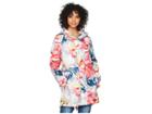 Joules Golightly Waterproof Packaway Printed Jacket (grey Whitstable Floral) Women's Coat