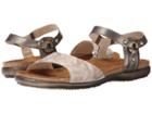 Naot Sabrina (snake Beige Leather/pewter Leather) Women's  Shoes