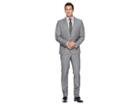 Kenneth Cole Reaction Slim Fit Stretch Performance 32 Finished Bottom Suit (grey) Men's Suits Sets