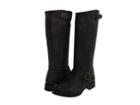 Frye Veronica Slouch (black Calf Shine Vintage) Women's Pull-on Boots