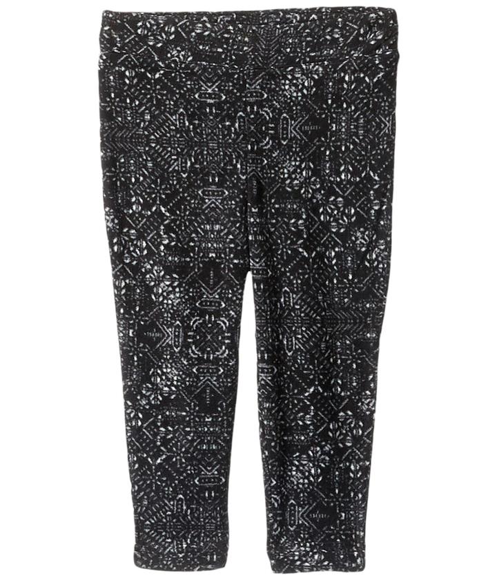 Columbia Kids Glacial Printed Leggings (little Kids/big Kids) (black Snowflake Print) Girl's Casual Pants