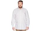 Polo Ralph Lauren Big Tall Lightweight Twill (blanc/navy Multi) Men's Clothing