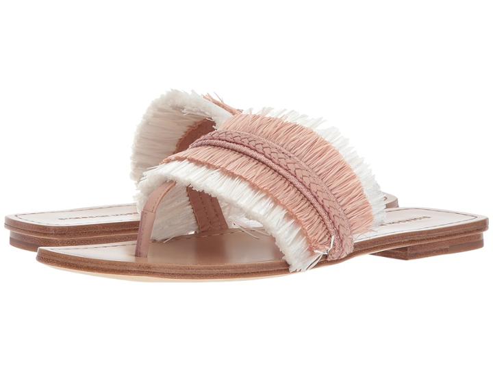 Sigerson Morrison Avis (nude/white Raffia) Women's Shoes