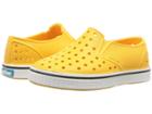 Native Kids Shoes Miles Slip-on (toddler/little Kid) (beanie Yellow/shell White) Kids Shoes