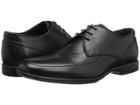 Aquatalia Xenon (black Leather) Men's Lace Up Moc Toe Shoes