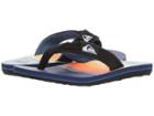 Quiksilver Kids Molokai Layback (toddler/little Kid/big Kid) (black/orange/blue 2) Boys Shoes