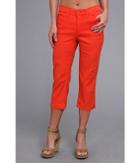 Nydj Tatum Crop Linen-blend (monarch) Women's Casual Pants